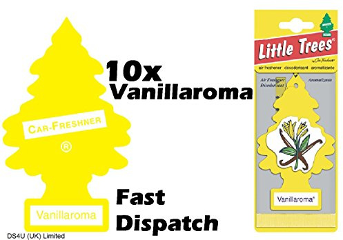 MAGIC TREE LITTLE TREE VANILLAROMA CAR AIR FRESHENER PACK OF 10