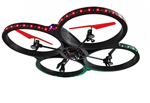 Jamara 038561 Cuadricóptero Flyscout AHP de 2,4 GHz con brújula LED
