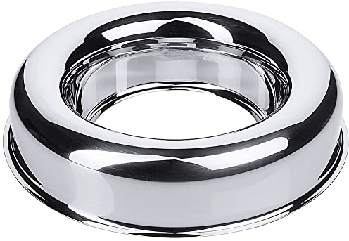 Contacto Reisrand Savarinform Edelstahl 18/10 Ø22 cm Gastro-Qualität spülmaschinengeeignet, ideal zum Anrichten von Reis, Desserts & Beilagen