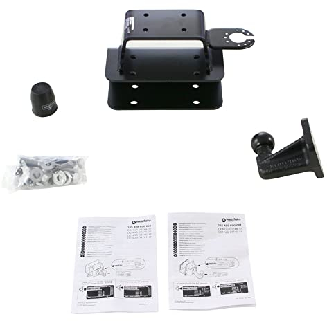 Westfalia Anhängebock (4-Loch) für Toyota Hilux 4x4 (Single, Double, Extra Cab) (ab BJ 08/2010) - inkl Kugelplatte