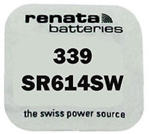 Renata Uhrenbatterie Swiss Made Renata 339 oder SR614SW (10 Batterien, 339 oder SR614SW)