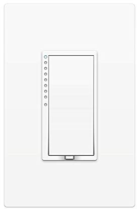 Insteon Smart Dimmer Wall Switch, 600W, Requires Neutral Wire, 2477D, White