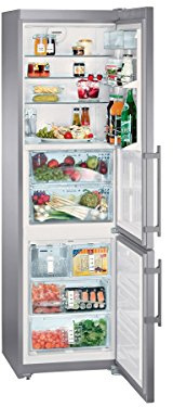 Liebherr CBNPes 3976 Premium Autonome 325L A++ Acier inoxydable réfrigérateur-congélateur - Réfrigérateurs-congélateurs (325 L, SN-T, 16 kg/24h, A++, Nouvelle zone compartiment, Acier inoxydable)