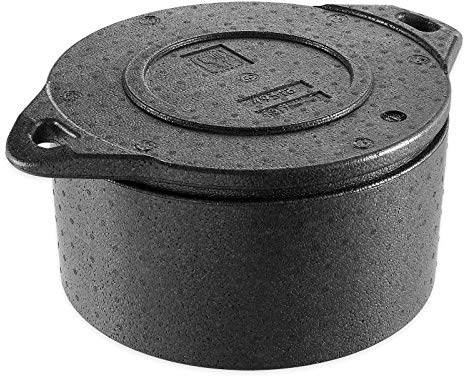thermohauser EPP - Contenitore termico per torte, con coperchio, 10,5 l, colore: Nero