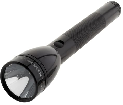 Mag-Lite ML100-S3DX6 3C-Cell LED Stab-Taschenlampe, 137 Lumen, 28,5 cm schwarz mit elektron. Multifunktionsschalter für 5 Modi und 4 Schaltkombis