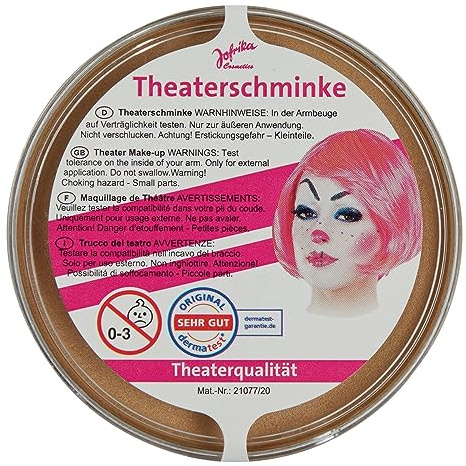 Jofrika Theater Schminke, Farbe:Gold