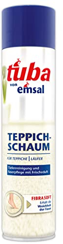 Tuba Teppichschaum Rasant, Teppich- und Polsterschaum, Reinigungsmittel: stark gegen Schmutz, schlechten Geruch, Staub, Fleckenentferner, 3er Pack (3 x 600 ml)