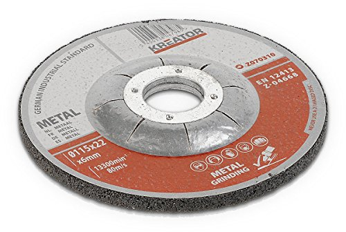 Kreator - KREATOR - Disques à ébarber - métaux - Ø 115 x 6 mm - 3 pièces