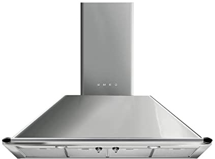 Smeg KTR110XE - Campana (Canalizado/Recirculación, 567 m³/h, A, Montado en pared, LED, Acero inoxidable)