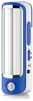 CFG Lampada Torcia Ricaricabile LED, Blu, Unica