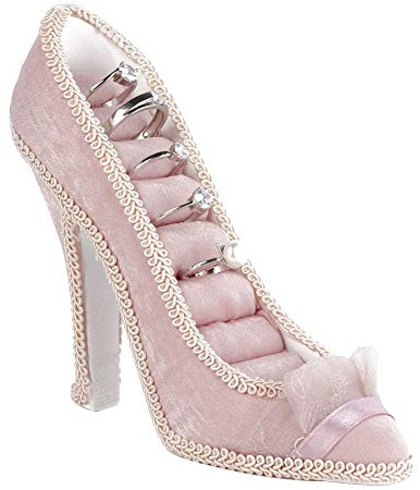 Alucy Jewelry Displays Stand, Model Dress High-heeled Shoes Earring Necklace Ring Jewelry Holder Stand Display for Jewelry Organization and Display,Jewelry storage(High-heeled)