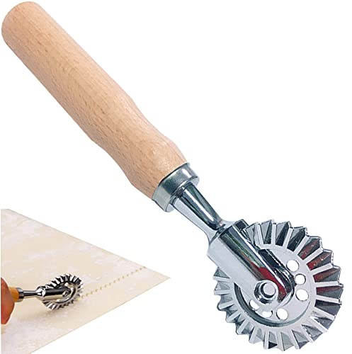 MTOMDY Rotella tagliapasta, per ravioli, pasta, ravioli, ravioli, ravioli, lasagne, pierogi, diametro 17 cm