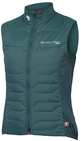 Endura Damen Pro Sl Primaloft Road Cycling Vest Weste, grün_dunkel, Medium