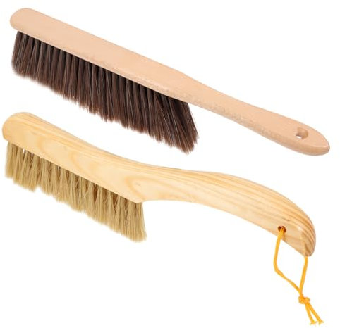 PLAFOPE 2pièces Brosse De Nettoyage à Poils Doux avec Manche pour Époussetage Et Nettoyage De pour Claviers Meubles Et Fenêtres