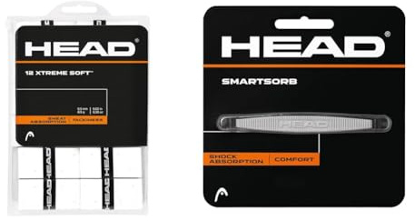 HEAD Unisex-Erwachsene 12 Xtremesoft Griffband, White, Einheitsgröße & Smartsorb