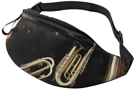 Sac banane pour instruments de musique pour homme et femme - Sac banane étanche pour le sport en plein air