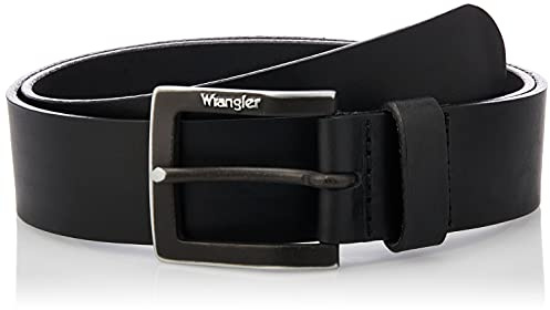 WRANGLER Herren Kabel Buckle Black Gürtel (1er Pack)
