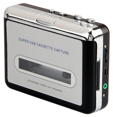 BW Portable Cassette Player/Cassette to MP3 Converter Capture Cassette Tape to MP3/CD Audio via USB