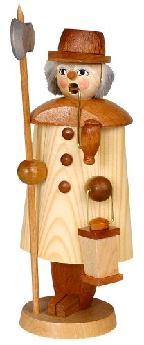 Rudolphs Schatzkiste Räuchermann Nachtwächter mit Laterne HxBxT 20x8x7cm NEU Rauchen Rauchfigur Rauchmann Räucherfigur Räucherkerze Smoker Kerze Figur Mann Holz Seiffen Erzgebirge Holz Schnee