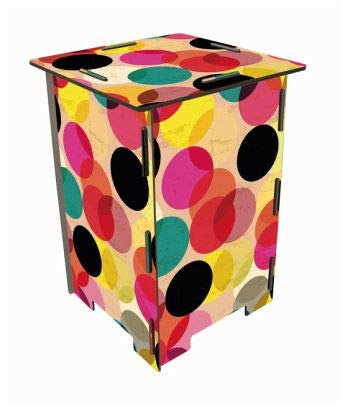 Photo-Hocker bunte Punkte