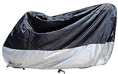 ELR 295cm Funda para Moto Funda Motorcycle Protector Cubierta para Moto Impermeable Motocicleta Resistente al Agua A Prueba de UV para Harley Suzuki Yamaha Ducati BMW Kawasaki Honda