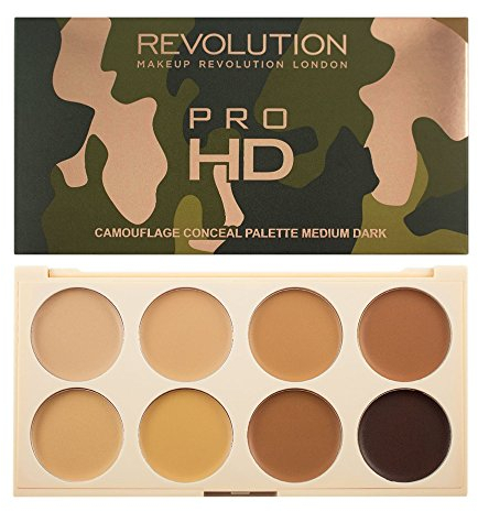 Revolution Ultra Pro HD Camouflage Palette of Correctors - Medium Dark