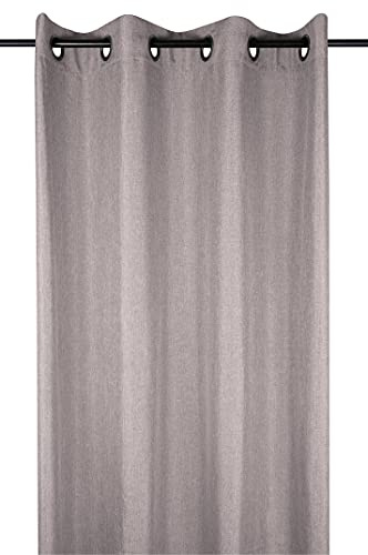 LOVELY CASA r68538002 Bea Ösenschal Polyester Taupe 260 x 140 cm