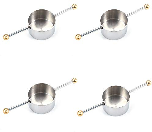 Barre Inox Jigger Whisky Barman Boisson Mélange de Liqueur de Mesure (1/4/6/9 PCS)