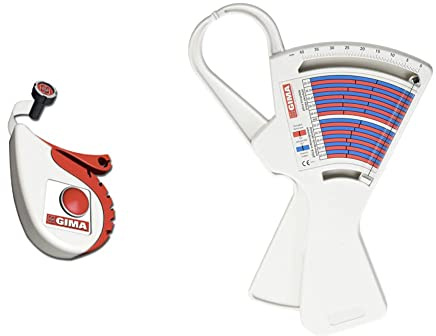 Misuratore corporeo professionale a nastro GIMA, craniometro + Plicometro Fat-1, analisi grasso corporeo, certificato CE