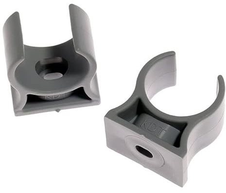Rohrklemme RKPG 28-F (3 Stück), Ø innen 28-32 mm Rohrclips Rohrhalter Kunsstoff