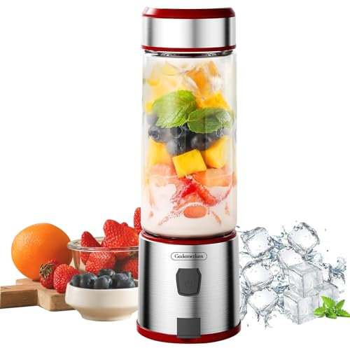Blast Frullatore portatile, senza fili, recipiente da 430,9 g, frullatore personale per frullati e frullati, senza BPA, coperchio a tenuta stagna e beccuccio per sorseggiare, ricaricabile USB-C, parti