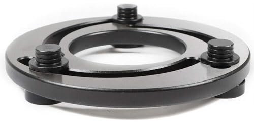 Gertrude Backenbohrer-Ring, 6 Zoll Einstellbar Stahl Weich DREI-Backen-Futter Für CNC Drehbank-Futter Weiche Aufsatzbacken Bohrungsreparatur Klauenvorrichtung Silver,6in