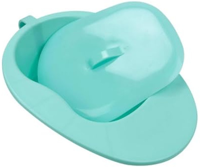 LNQKJXIIA Padella Comoda for pazienti allettati, WC in plastica Spessa, Padella for Anziani, disabili e Persone con disabilità