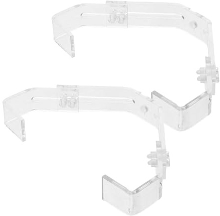 Toyvian 2 Stück Verstellbare Aquarium Lampenhalterung Glas Terrarium Lampenbefestigung Klammer Stabile Reptilien Heizlampen Halterung rutschfeste Fixierung für Fischbecken Beleuchtung