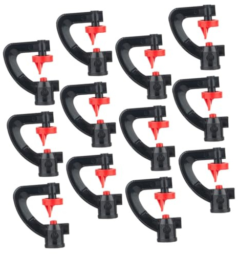 SUPVOX Ugelli Atomizzatori Rotanti Tipo G 180° per Irrigazione da Giardino, Set da 20 Pezzi, Plastica Resistente, Spruzzatore a Rifrazione Uniforme per Prato e Giardinaggio Automatico