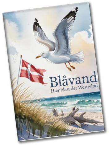 Blåvand Souvenir Souvenir Magnet – Hier bläst der Westwind kreativer Souvenir Magnet für Reisefans