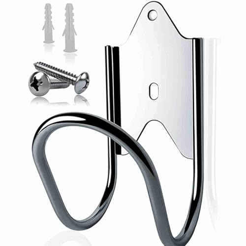 FTVOGUE Soporte para Manguera de Jardín, Colgador de Manguera Montado en la Pared de Acero Inoxidable, Fácil Instalación, Ideal para Organización de Jardines y Patios Al Aire Libre