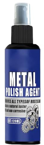 Rust Remover Spray - 120ml Powerful Automotive Metal Cleaner | Car Detailing Supplies for Paint Brake Wheel, Truck, Rv, Suv, Household, Hardware and Cleaning Agent