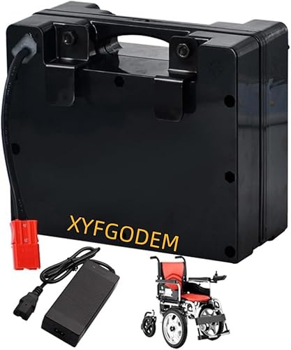 Batería de Litio para Silla Ruedas eléctrica 24 V, 12 Ah, 15, 18, 20, 25, 30, 35 y 40, con Cargador para Motor 0 a 1000 W