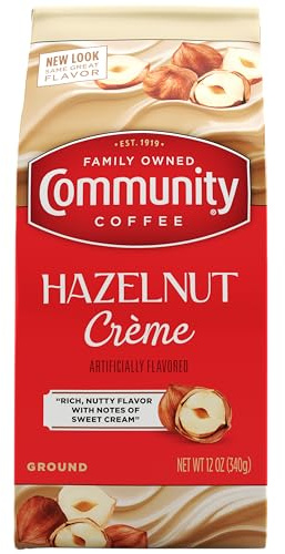Community Coffee Toasted Hazelnut Ground Coffee 340g