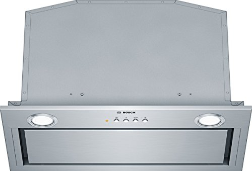 Bosch DHL575C Serie 6 Lüfterbaustein, 52 cm breit, Um- & Abluft, LED-Beleuchtung gleichmäßige Ausleuchtung, Kurzhubtasten, 3 Leistungs- & 1 Intensivstufe, Metallfettfilter spülmaschinengeeignet