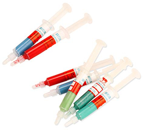 7pcs 5 Gram Diamond Lapping Paste Polishing Compound for Fine to Final Polishing, Grits 1000# 10000#