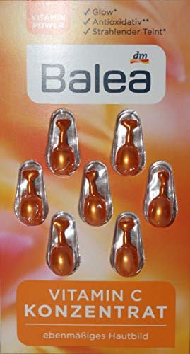 Balea Vitamin C Concentrate Vitamin Power for the Skin - Set of 7 capsules