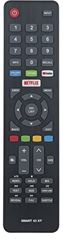 VINABTY Neu D800173 Ersatz Fernbedienung für Dyon SMART 43 XT und DYON D800168 Smart 32 XT 80 cm (32 Zoll) Fernseher