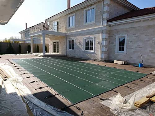 Bâche Piscine Couvertures De Sécurité Pour Piscines Creusées D’hiver 1m / 2m / 3m / 4m / 5m / 6m / 7m / 8m / 9m / 10m, Couvertures De Piscine Élastiques Pour Piscines Hors Sol, Couvertures De Piscine