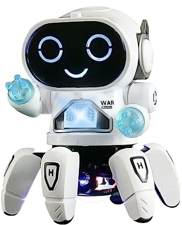 YATOSEEN Giocattolo Robot Compagno per Bambini, con Proiezione di Luce Colorata, Balla e Canta e Cammina, per Bambini 4-12 Anni come Regali di Compleanno