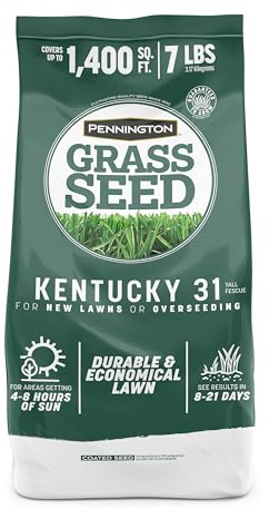Pennington 100% Kentucky 31 Tall Fescue Penkoted Grass Seed 7 lb