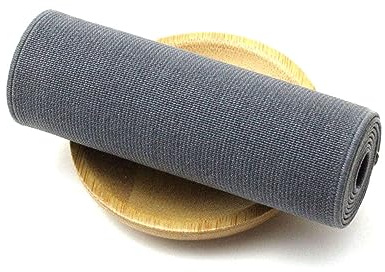 Banda elástica de 2 metros y 10cm de ancho, banda de goma ancha de Color, correas elásticas para ropa, accesorios de costura Diy, Gris, 10cm