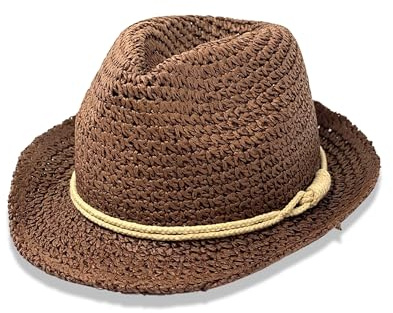 Albsales Strohhut Sonnenhut Sommerhut Cowboyhut Westernhut Freizeithut Strandhut