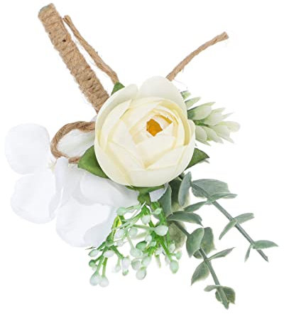 GALPADA 1stück Hochzeits-Boutonniere Aus Künstlichen Blumen Für Bräutigam Und Hochzeitsgäste Elegantes Anstecker-Design Für Brautjungfern Und Mütter Deko Für Hochzeiten Und Feiern
